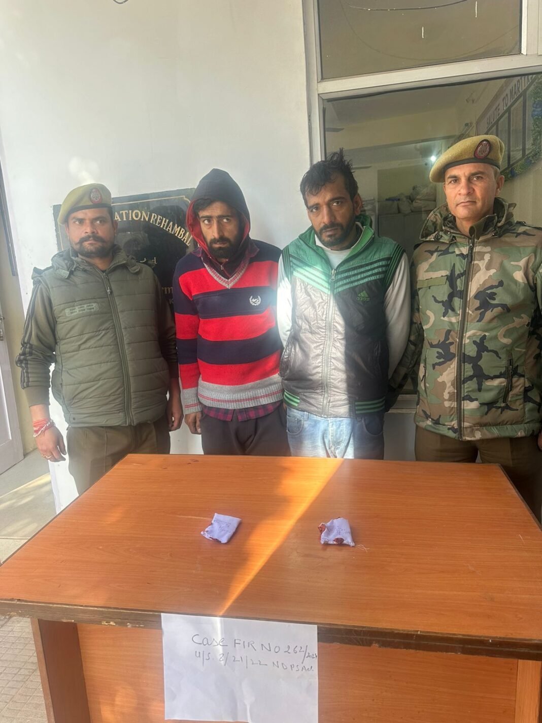 Two held with Heroine like substance by Police in Rehambal