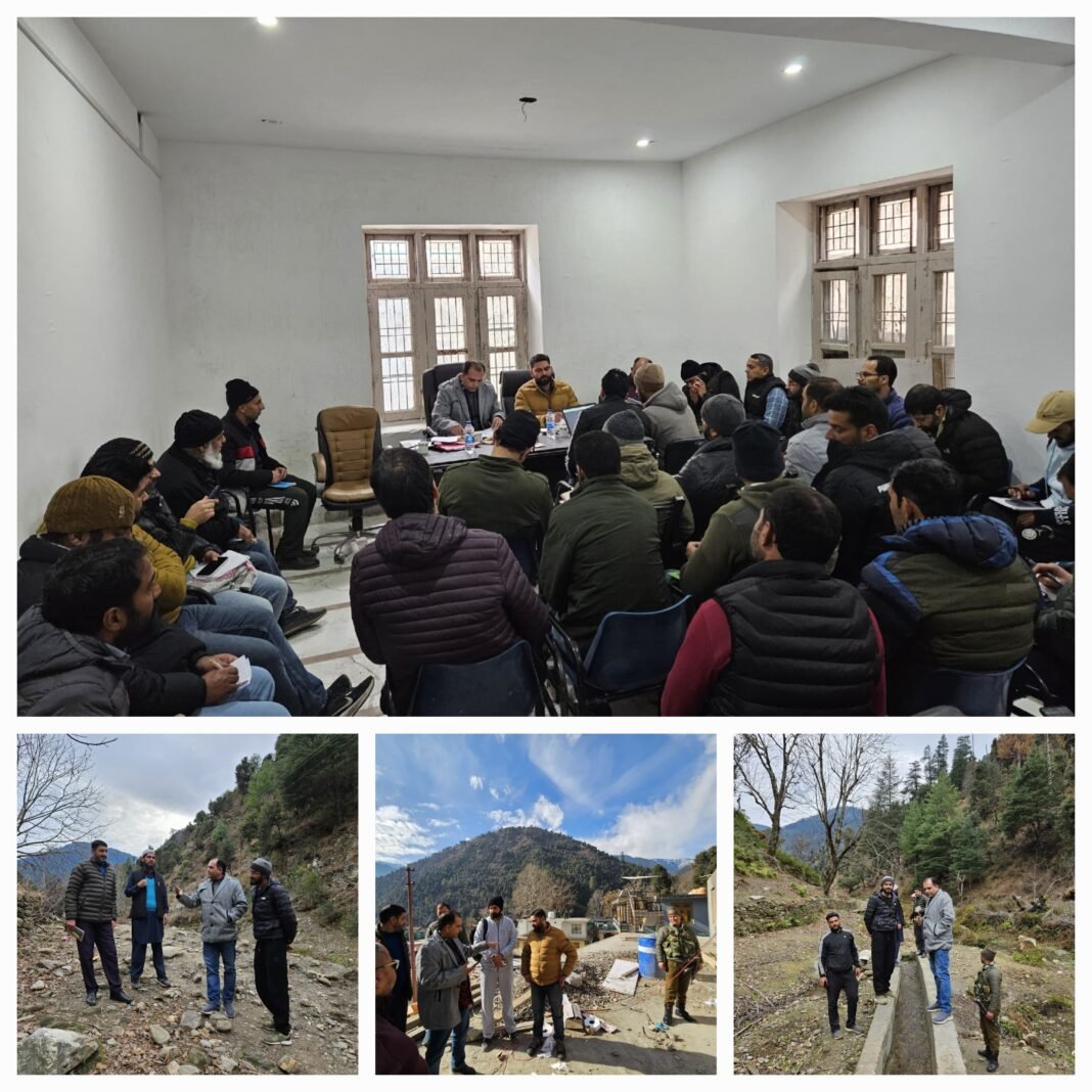 ACD KISHTWAR CONDUCTS COMPREHENSIVE REVIEW MEETING OF BLOCK MUGHALMAIDAN