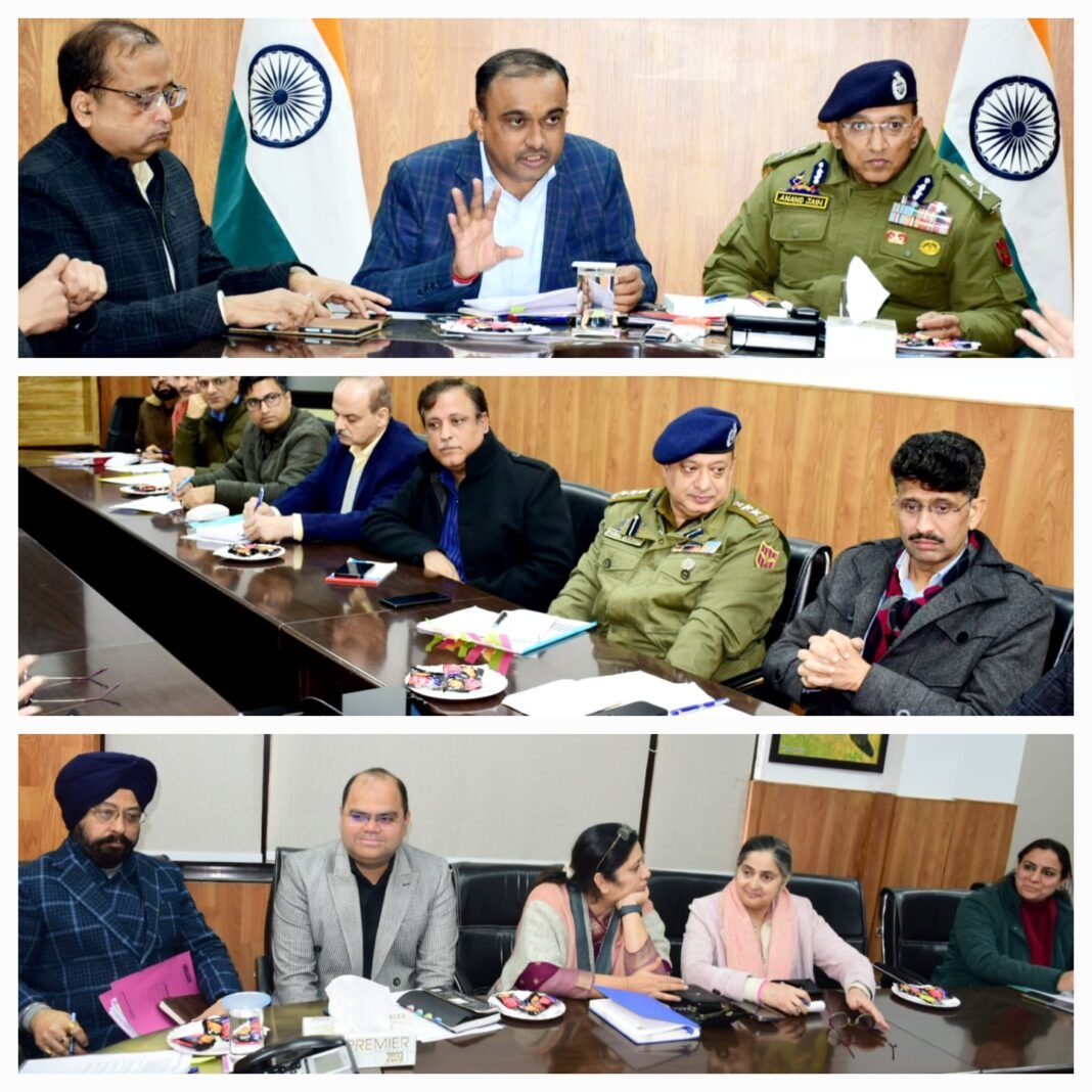 Div Com, ADGP Jammu review arrangements for celebration of Republic Day-2025