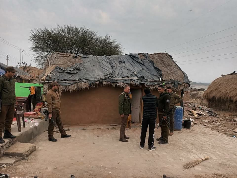 Police conducted Surprise checking of probable narcotic spots in Pouni Chak