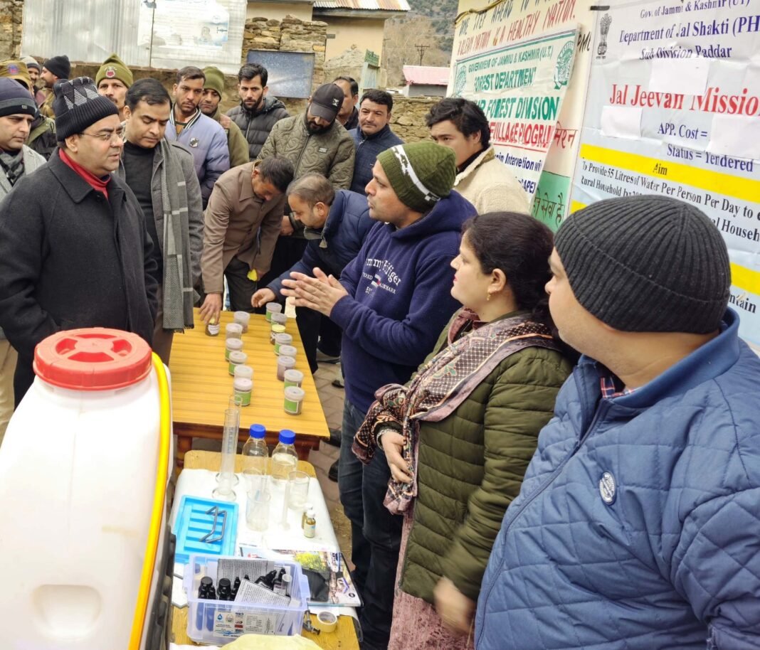 DC Kishtwar holds public outreach cum awareness camp at Paddar