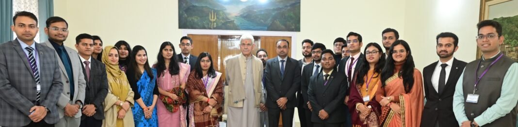 IAS Officer Trainees of 2024 Batch call on Lieutenant Governor