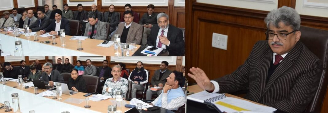 CS reviews implementation of PM Gati Shakti in J&K