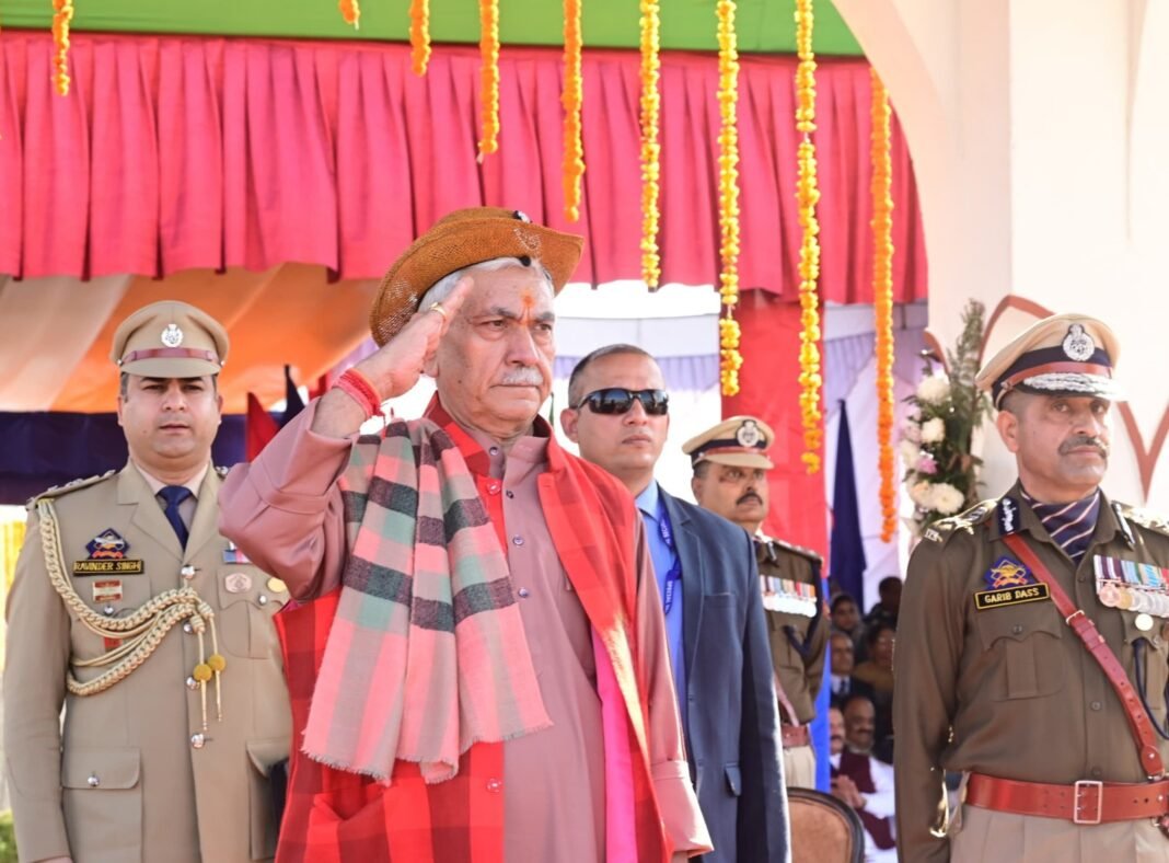 LG attends Passing Out Parade of Probationer DySPs at Police Academy, Udhampur