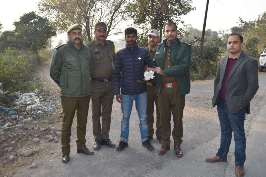 POLICE NABS DRUG PEDDLER AT HARIA CHAK NURSERY AREA OF RAJBAGH