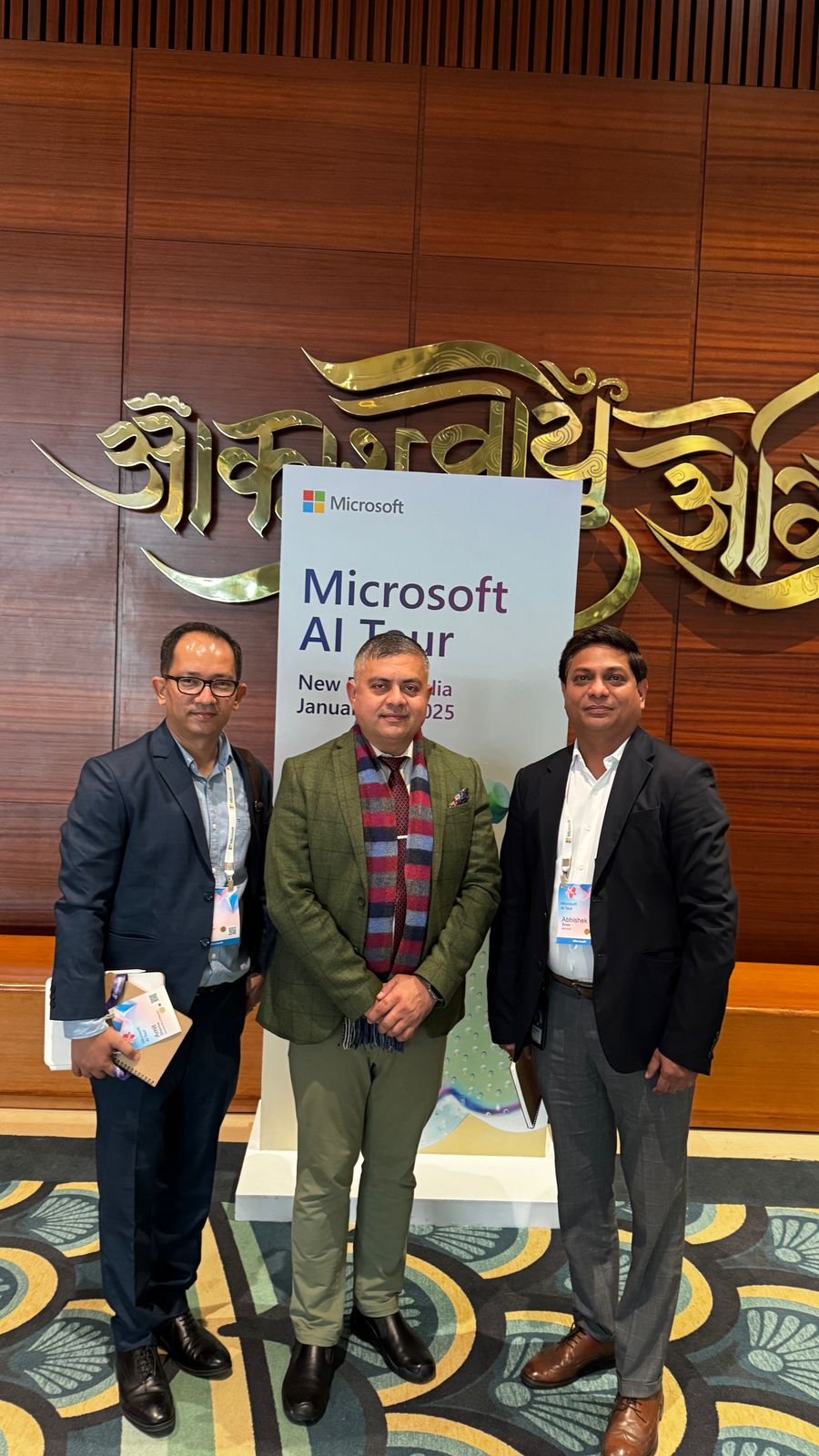 Amit holds exclusive talks with Satya Nadella team in Microsoft AI Tour Meet