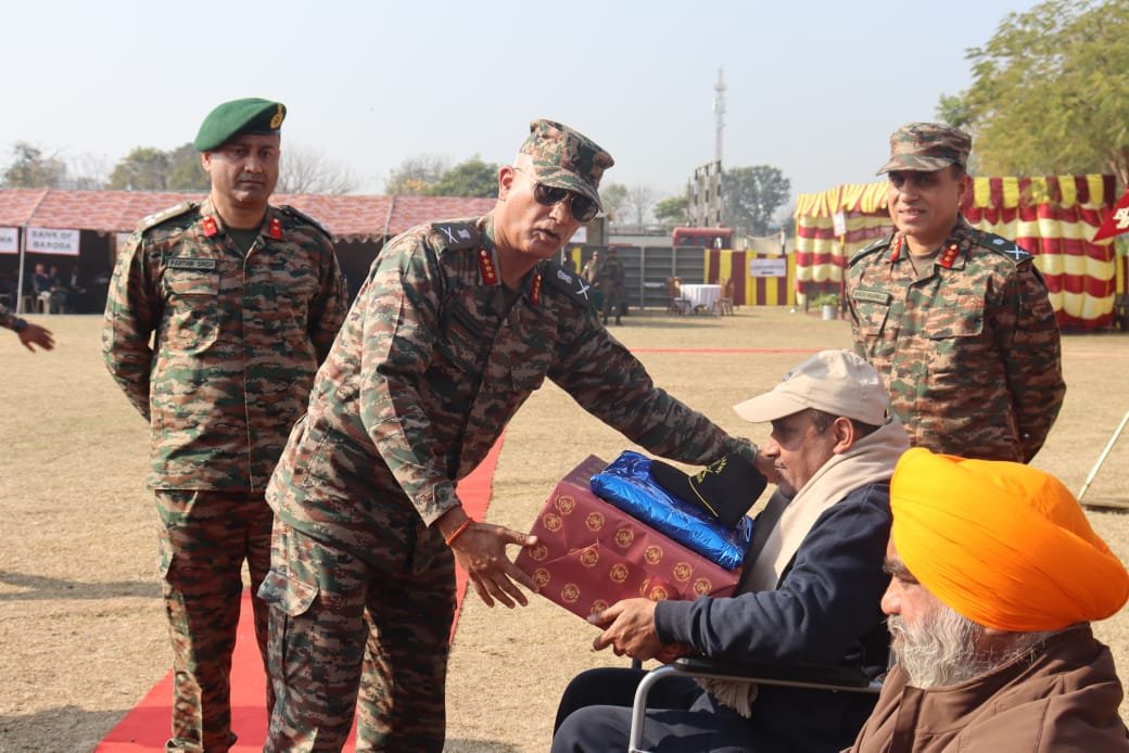 TIGER DIVISION ORGANISES VETERANS OUTREACH PROGRAMME AT MIRAN SAHIB MILITARY STATION