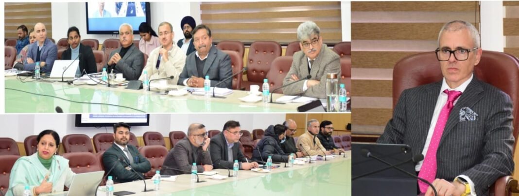 CM Omar Abdullah stresses on adopting urban planning strategies for planned developmentImplementation of Land Pooling, TDR & ToD policies discussed; Solid Waste Management reviewed