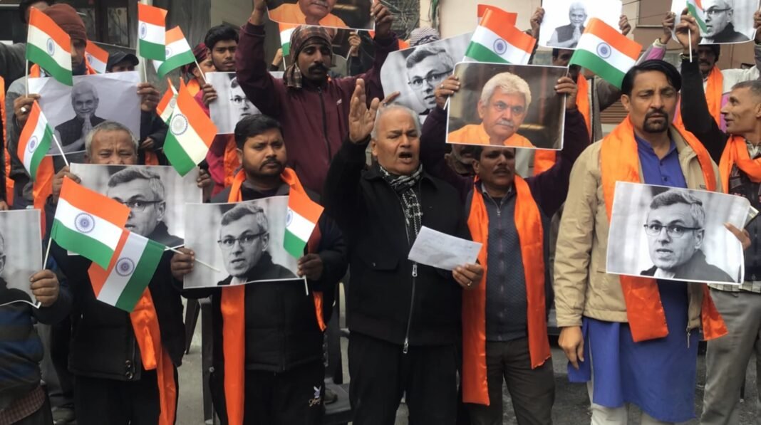 DF&SS rally against the 16 deaths in Jammu & Kashmir’s Rajouri