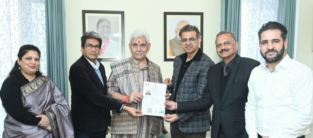 Lieutenant Governor takes a pledge for Organ Donation; registers himself on Ayushman Bharat Organ Donation Registry