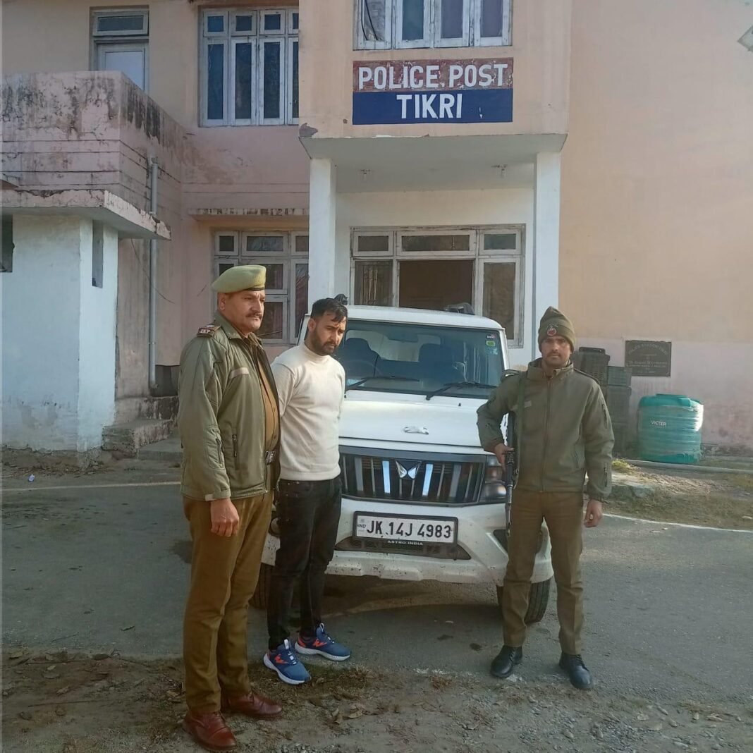 Drug peddler held with heroin by Police in Tikri, Udhampur