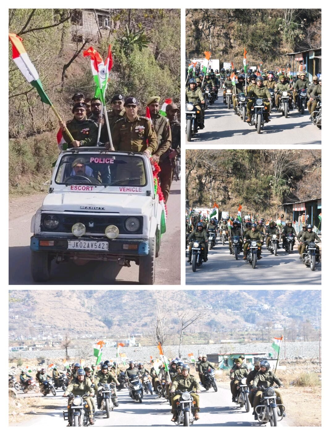 TIRANGA RALLY ORGANIZED BY DISTRICT POLICE POONCH