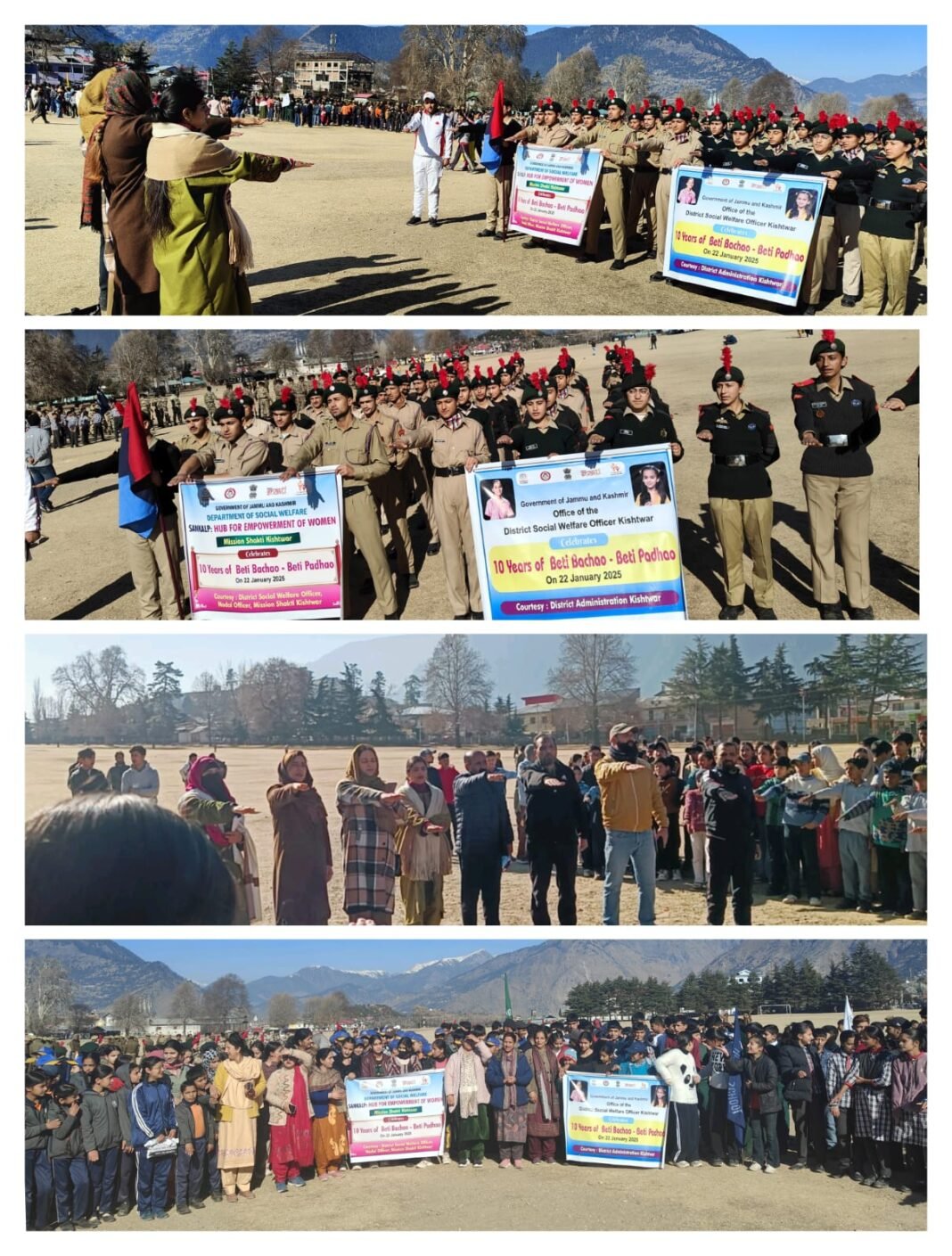 Department of Social Welfare Celebrates 10 Years of Beti Bachao Beti Padhao Programme at Kishtwar.
