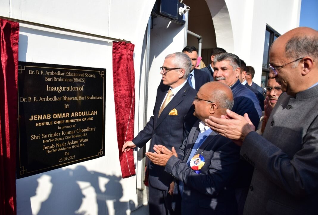 Sheikh Abdullah’s Land Reforms exemplified Dr Ambedkar’s vision of equality in J&K: CM Omar Abdullah