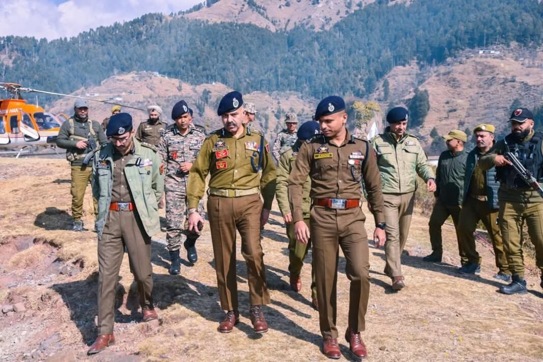 DGP conducts operational review of forward operating bases on tri junction of Kathua, Doda and Udhampur