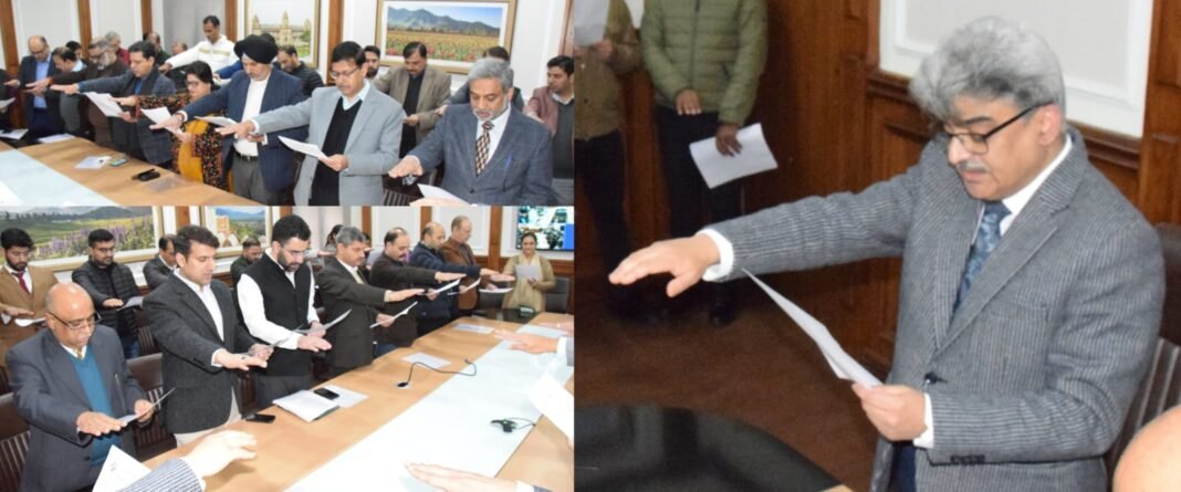 CS administers oath to Officers on 15th National Voters’ Day