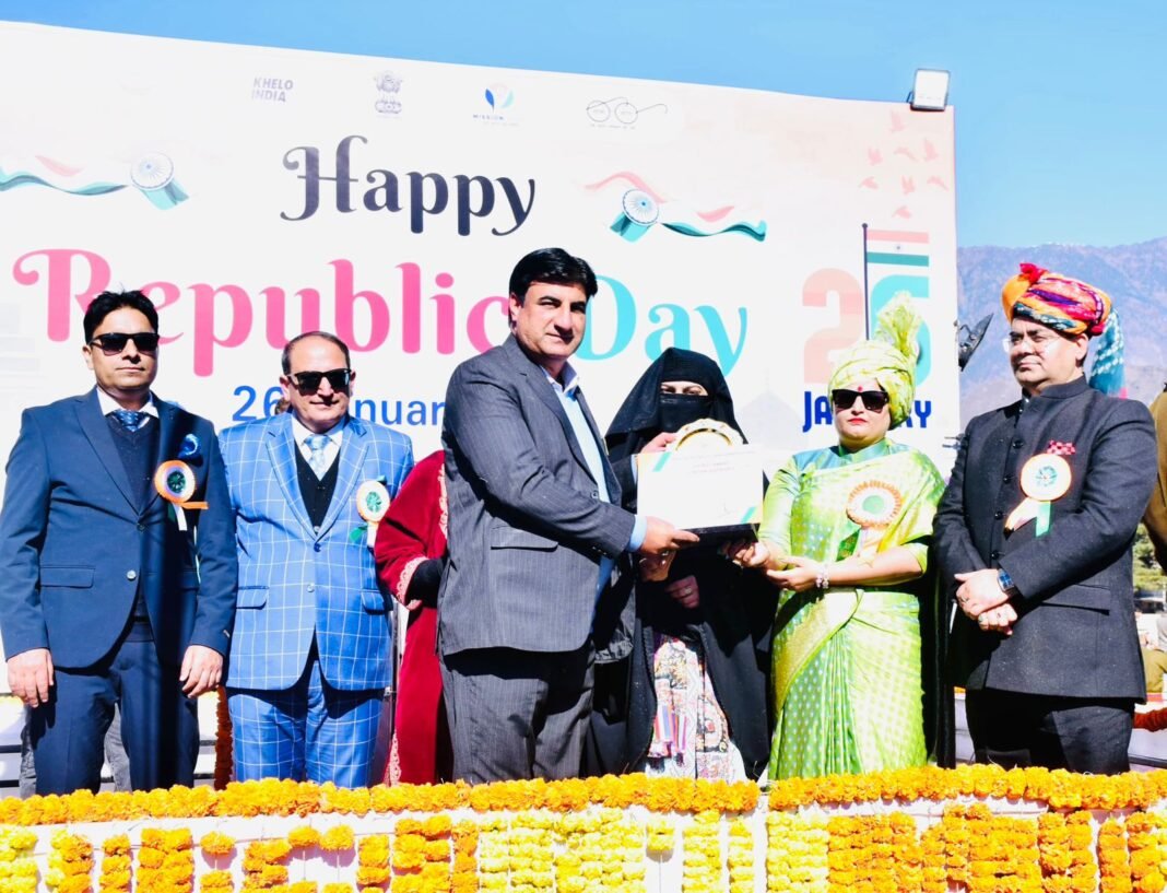 Dr. Nazir Hussain Honoured on 76th Republic Day in Kishtwar