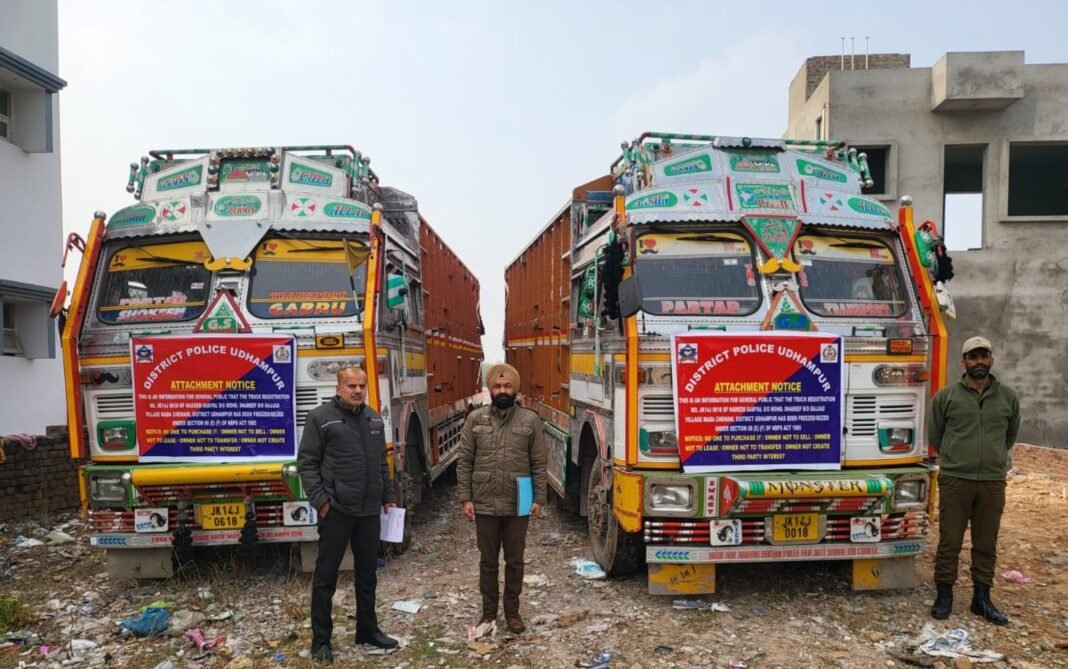 Udhampur Police Attaches Properties Worth Crores of Notorious Drug Peddler