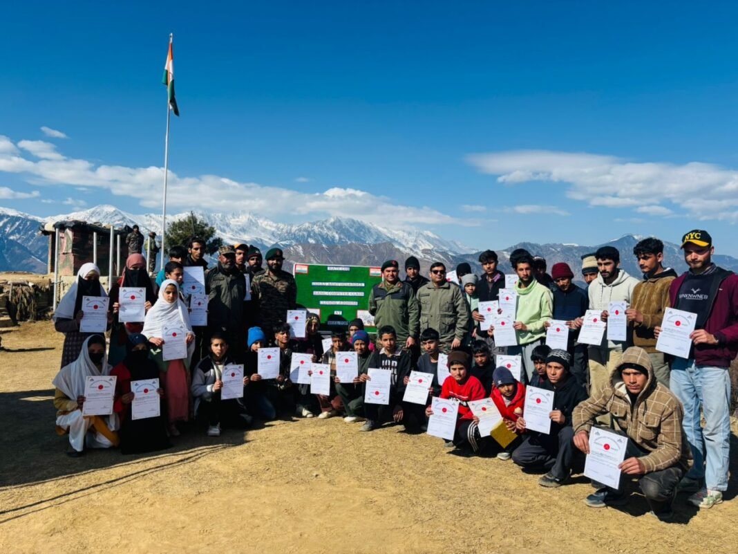 Indian Army Organized a Winter Computer Education Program For Local Youth at Banihal Ramban