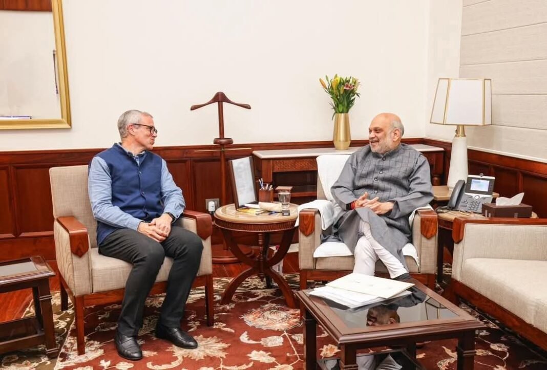 Omar Abdullah meets Amit Shah, discusses J&K Statehood, security, governance