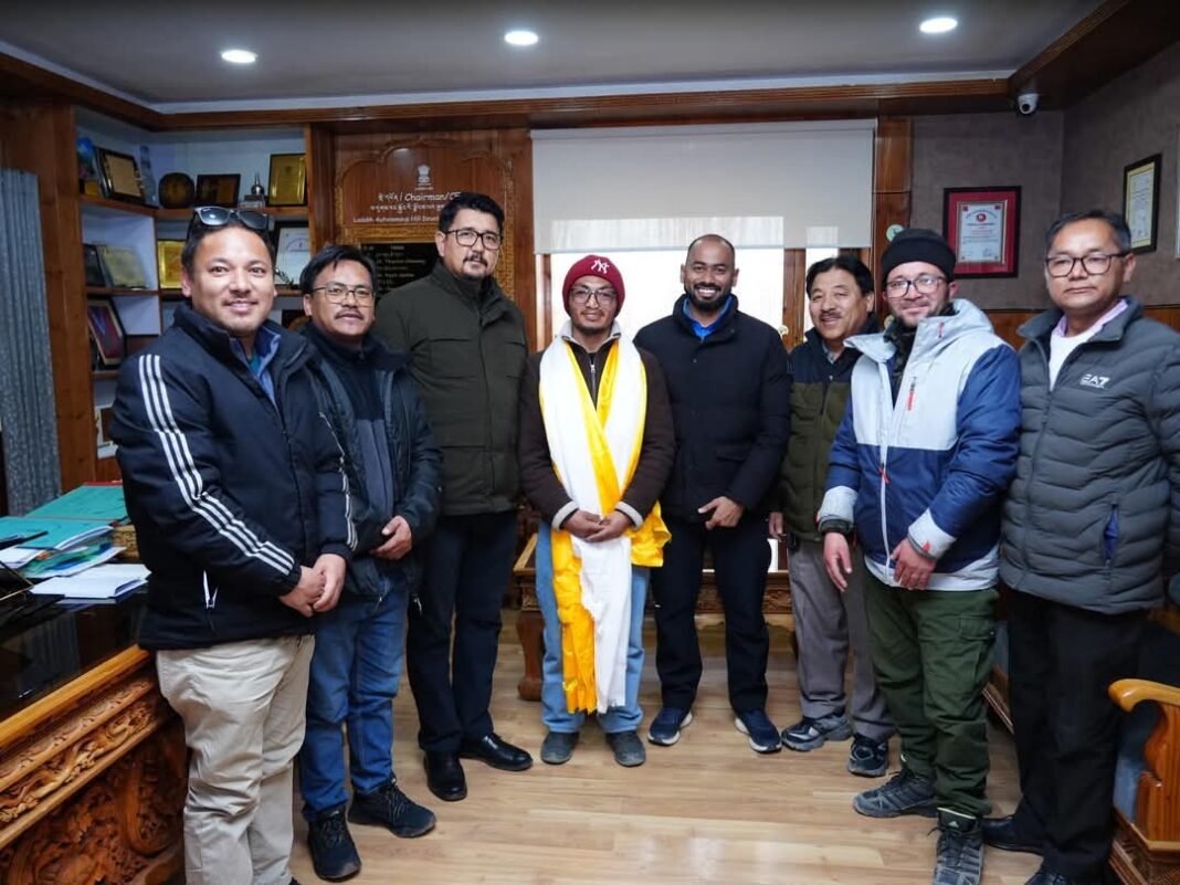 CEC Felicitates Nawang Namgail for Completing 365-Day Ice Bath Challenge