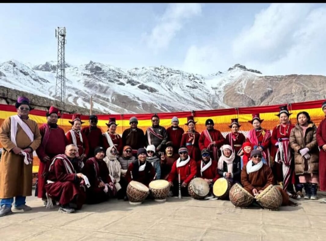 Deputy Chairman Tsering Angchok Attends Cultural Event During Ongoing 40-Day Winter Tuition Program in Khardong