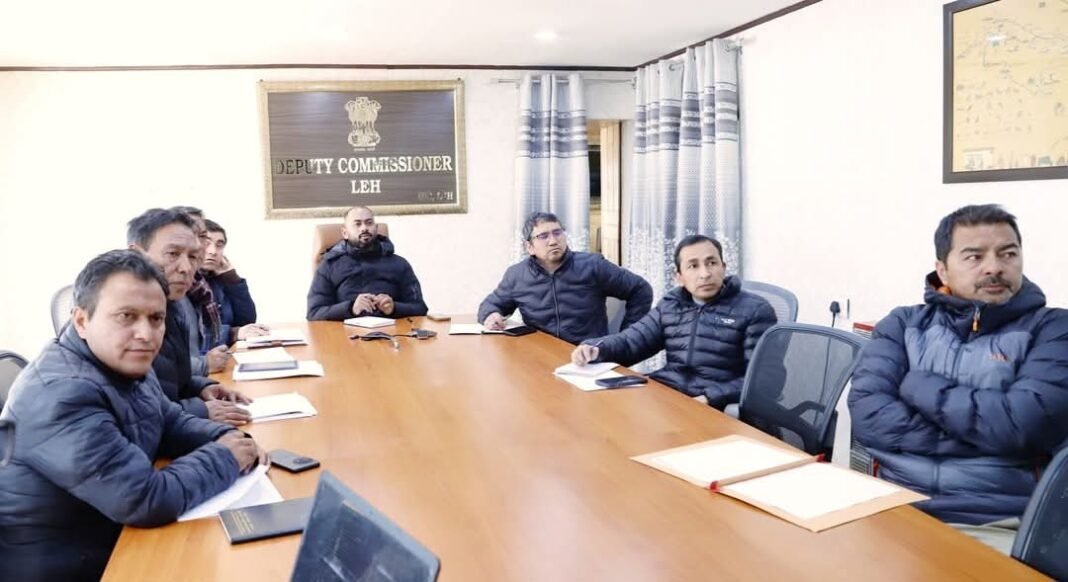 DC Leh Directs Education Department to Ensure Proper Monitoring of Projects for Timely Completion; Stresses on Providing Quality Education in Government Schools.
