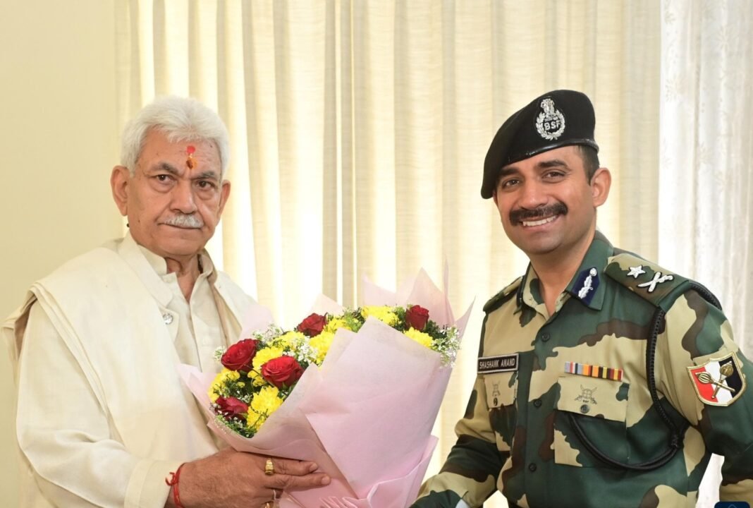 IG BSF Frontier meets LG J&K