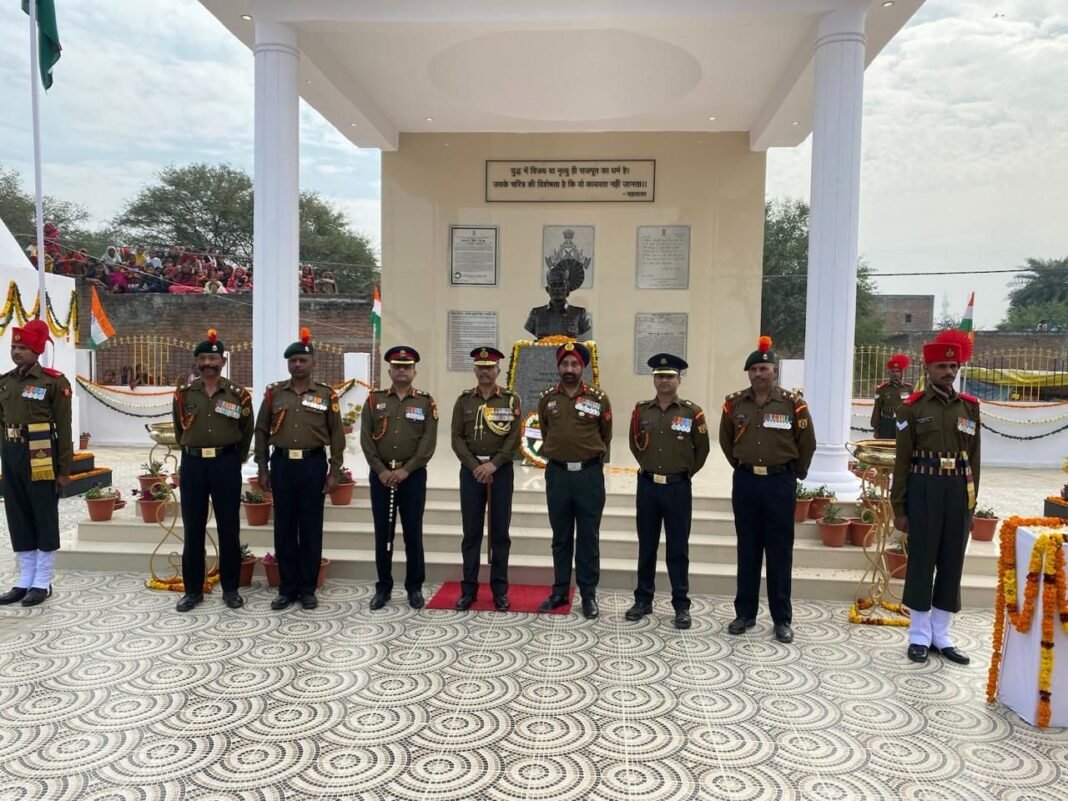 INAUGURATION OF NAIK JADUNATH SINGH, PARAM VIR CHAKRA MEMORIAL AT KHAJURI, SHAHJAHANPUR, UP