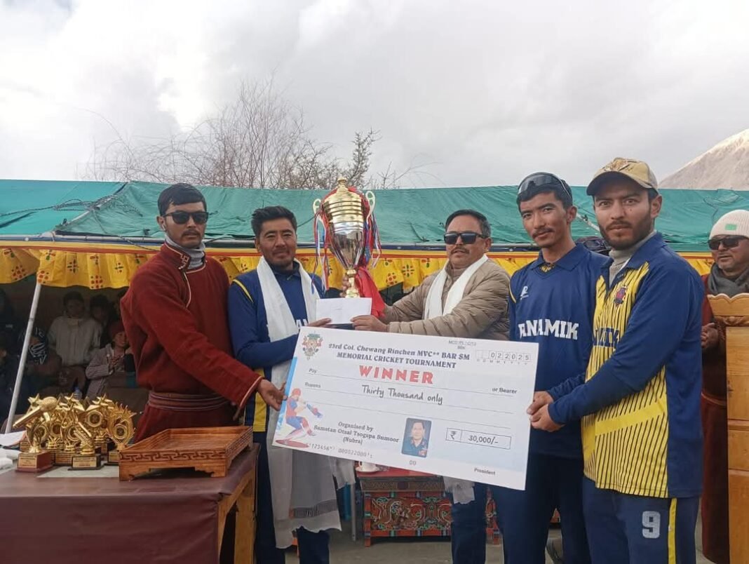 23rd Col Rinchen Memorial T20 Cricket Tournament Concludes Successfully