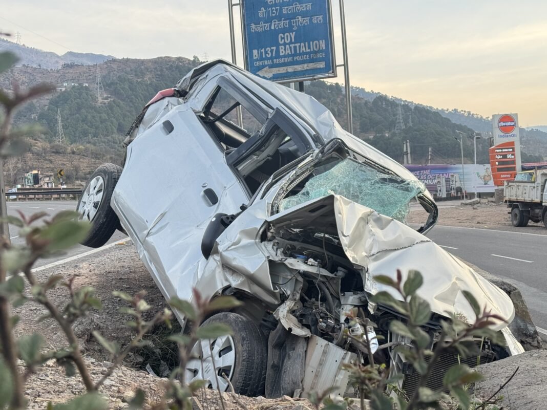 FATAL ACCIDENT ON JAMMU-SRINAGAR HIGHWAY LEAVES ONE DEAD