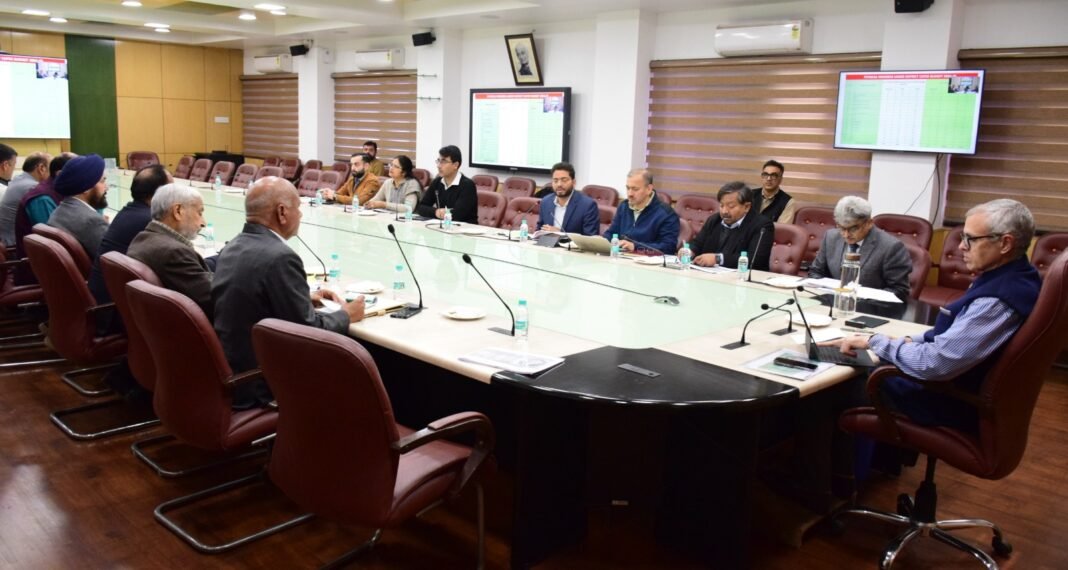 CM Omar Abdullah holds pre-budget consultation with public representatives of Jammu district