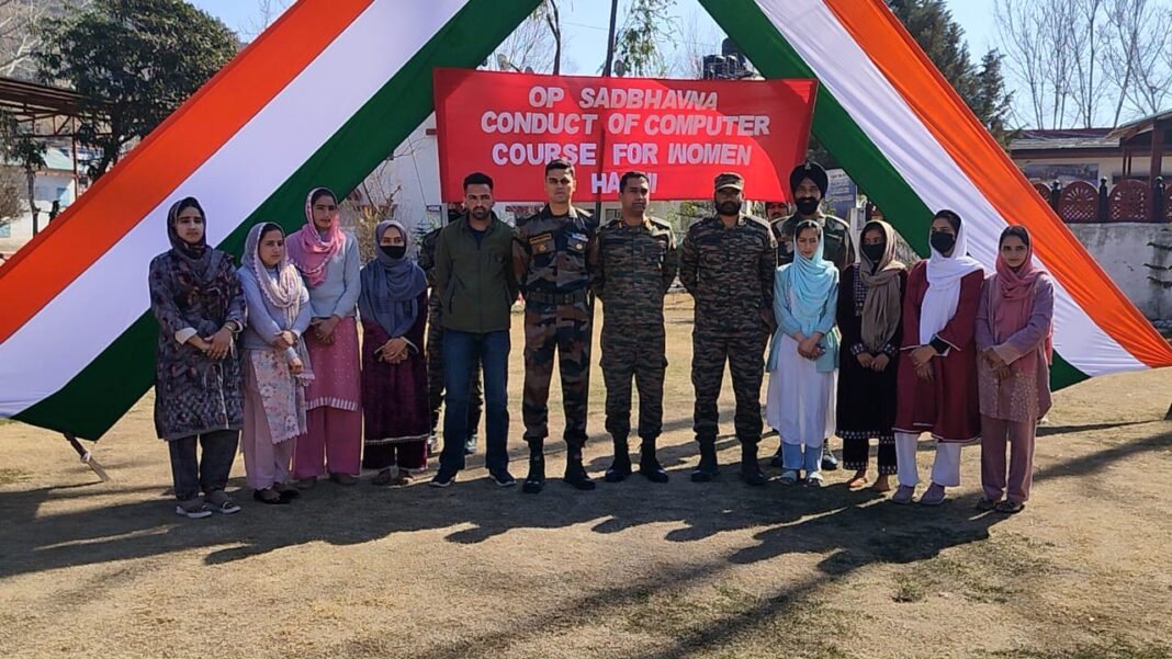 CULMINATION OF COMPUTER CLASSES FOR WOMEN BY INDIAN ARMY