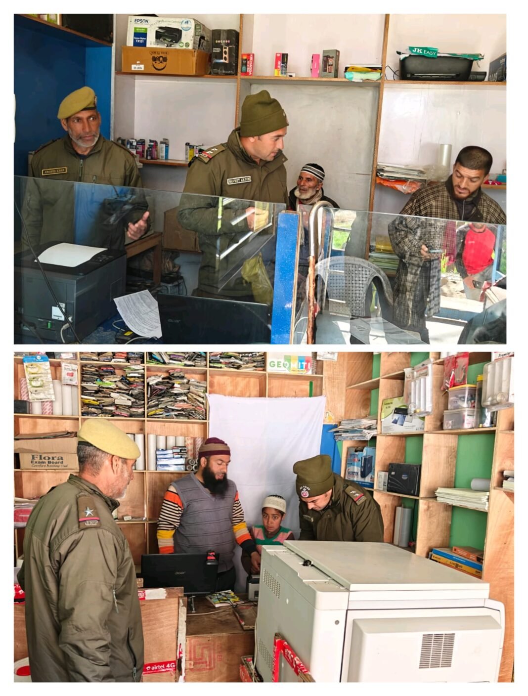 District Police Poonch Conducts SIM Vendor Inspection Drive