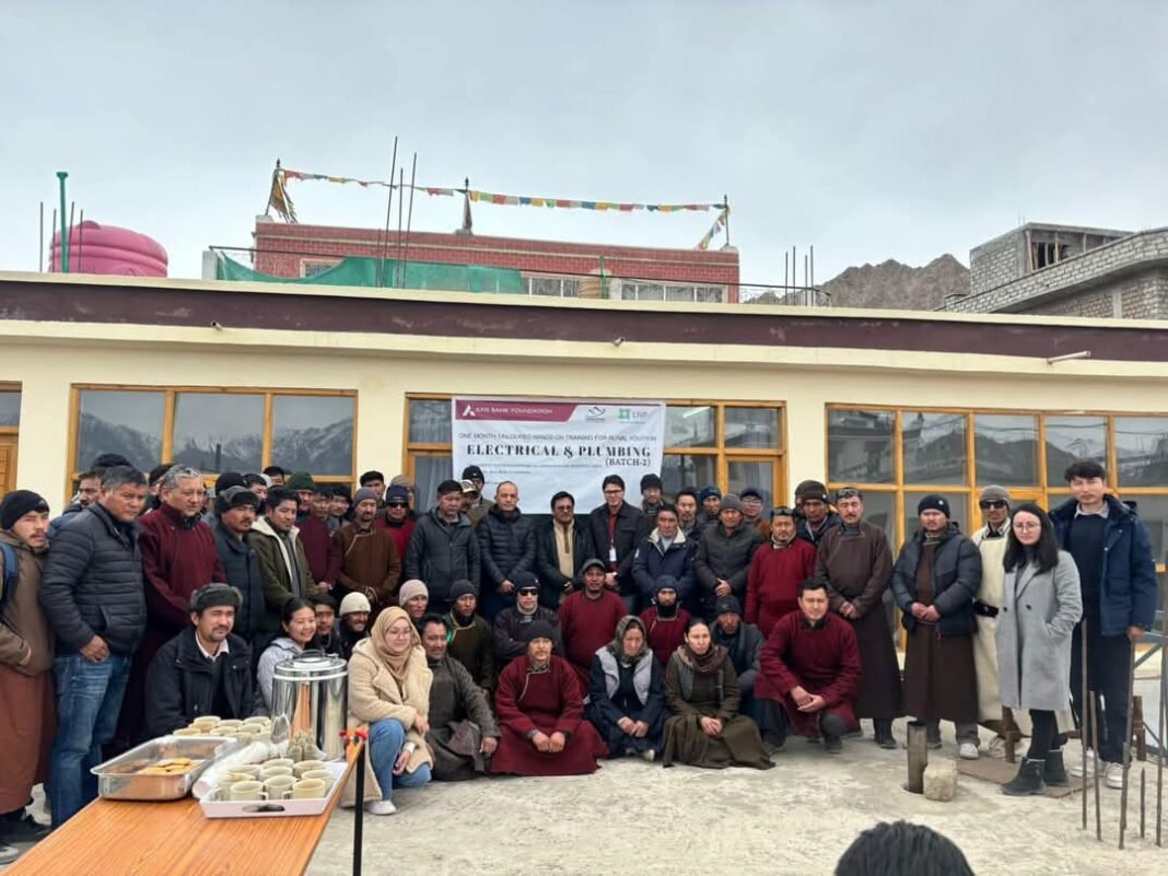 Executive Councillor Tashi Namgyal Yakzee Inaugurates Plumbing and Electrical Training Program in Leh