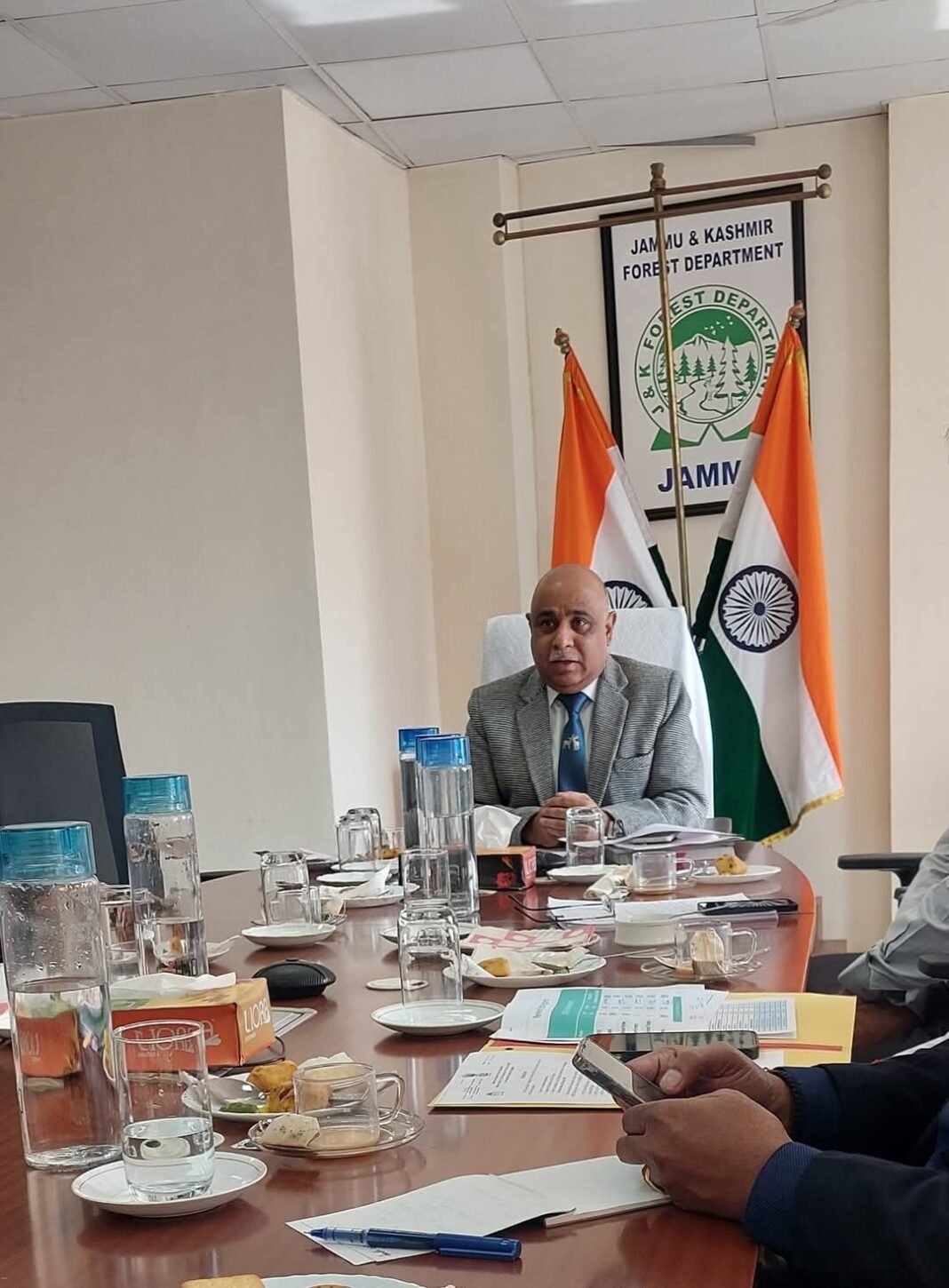 PCCF, HoFF review progress of plantation programmes and creation of land banks