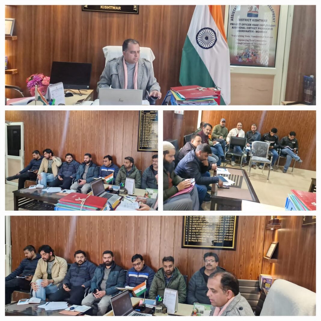 Comprehensive Review Meeting Held at RDD Kishtwar