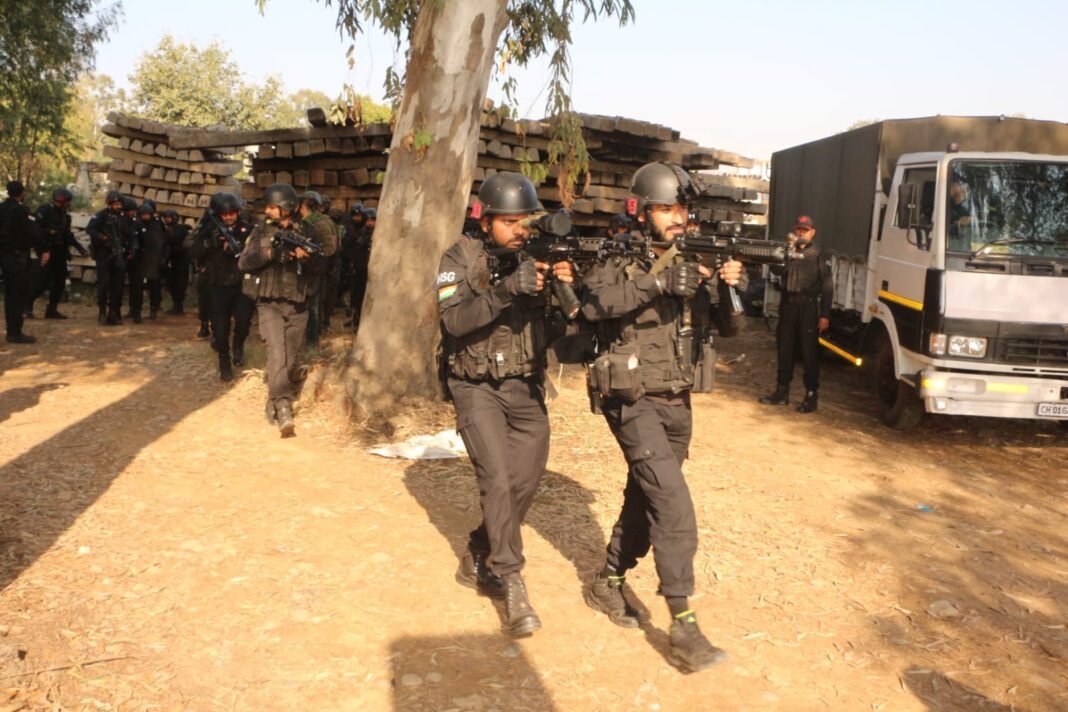 SOG, GRP & NSG Hold Mock Security Drill at Jammu Railway Station