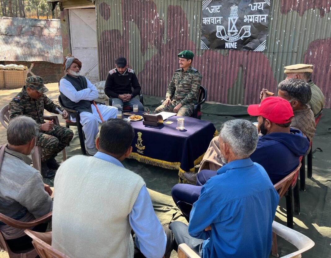 An Interactive Session was Conducted with the Panch/Sarpanch and Influential Persons from Dargaloon, Poonch