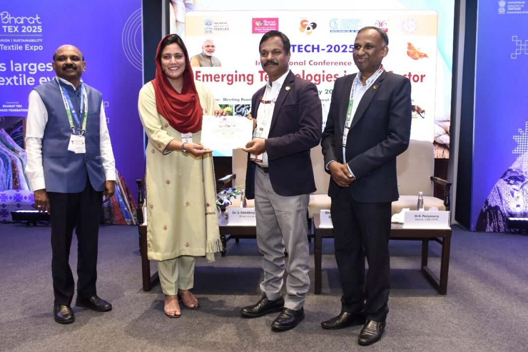 Poonch Campus Shines at SILKTECH 2025: Dr. Rubia Bukhari Wins 2nd Prize for Pioneering Work in Cocoon Artistry