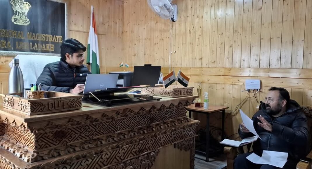 SDM Nubra Reviews Progress of Vishwakarma Scheme Implementation