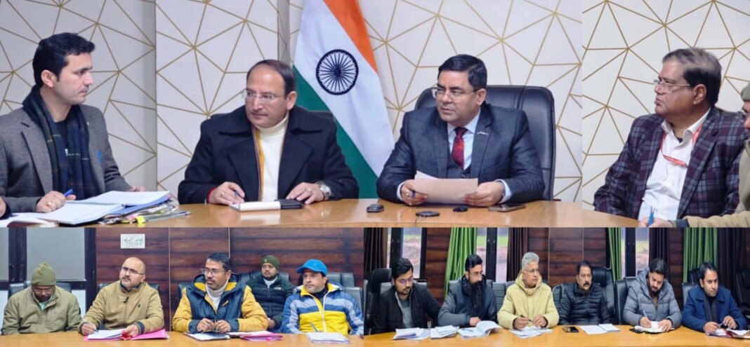 DC Kishtwar reviews Power Projects Catchment Area Development Plan