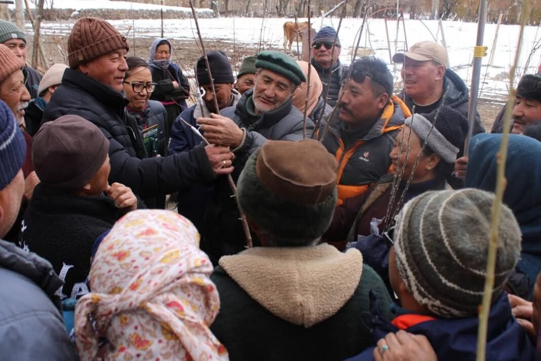 Horticulture Department Khaltse Successfully Conducts 2 Days Farmer Traning Programme