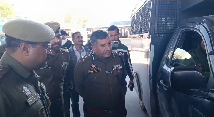 DIG Shiv Kumar Sharma Reviews Security Measures in Jammu