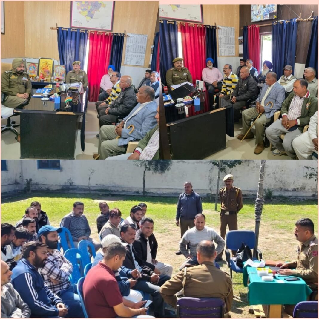 Jammu Police holds “Thana Diwas” at police Station Ranbir Singh Pura & Bishnah