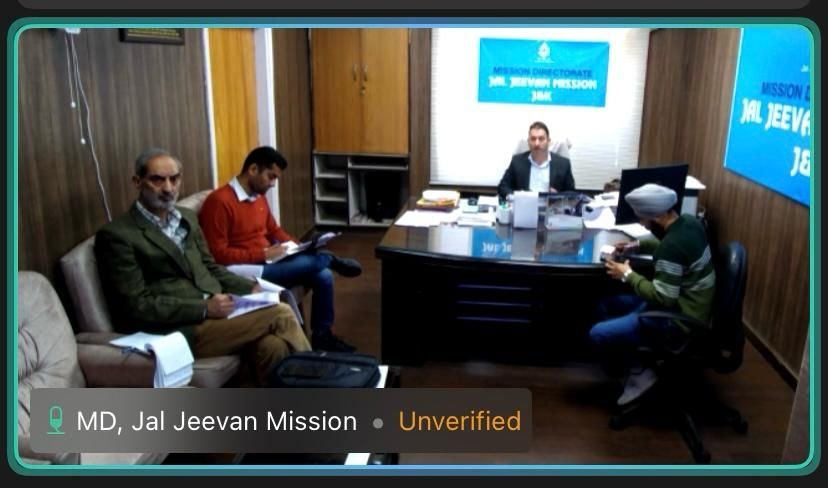 Mission Director JJM Reviews Progress of Jal Jeevan Mission in Ramban