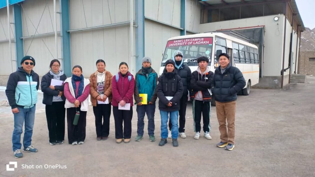 SAS&T, Leh, UoL organizes exposure visit for B.Sc. Agriculture Students