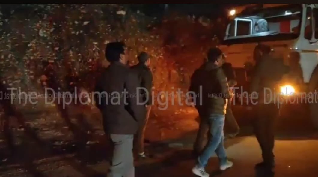 Night Crackdown on Overloaded Trucks and Dumpers by ARTO Kishtwar