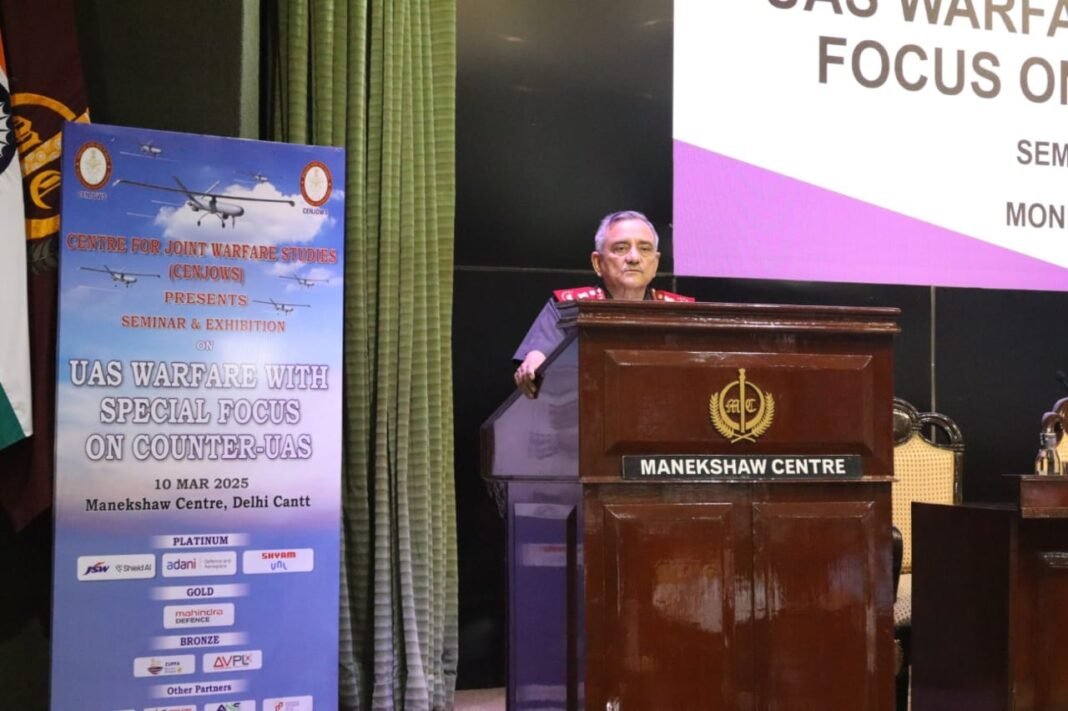 CDS Gen Anil Chauhan highlights the need for developing holistic Counter-UAS System for the Armed Forces