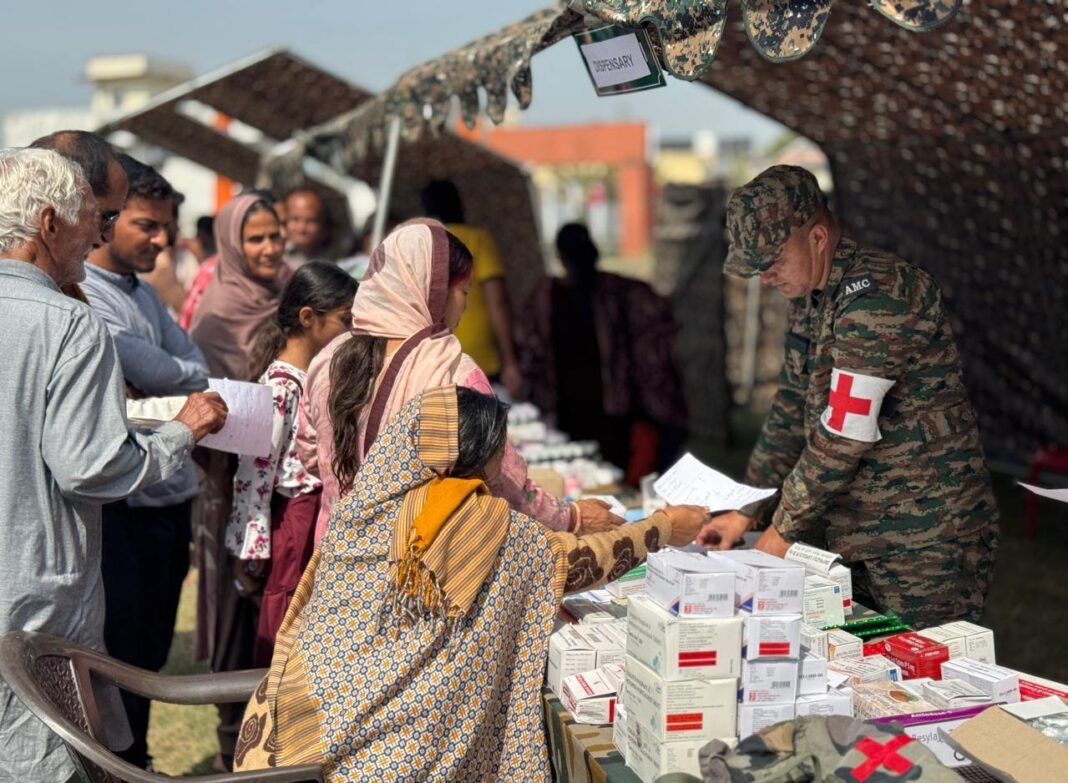 Medical and Veterinary Camp by Indian Army in Border Areas of Jammu